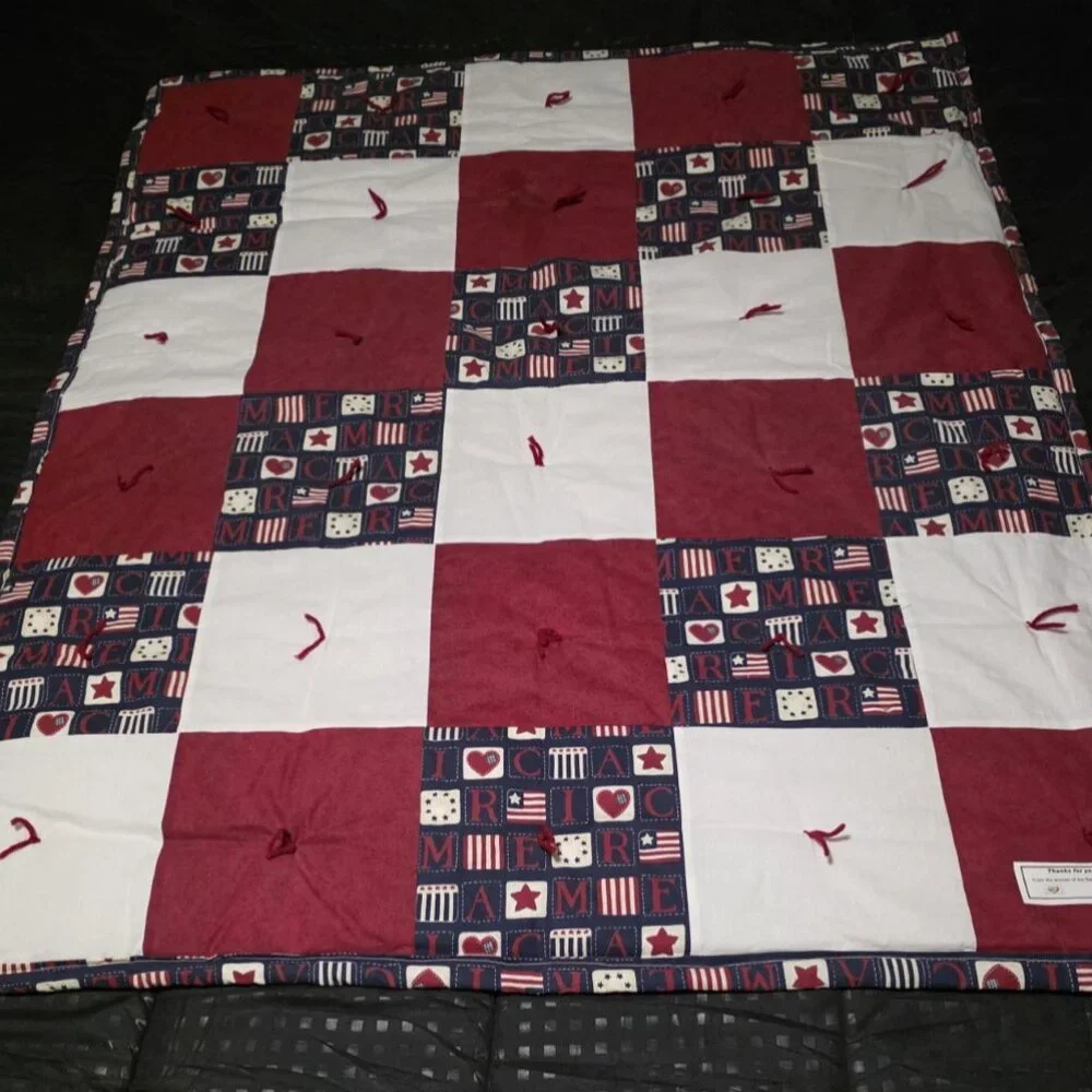 Quilt Throw Honor Military Service Quilters In Appreciation For Service 40 x 48